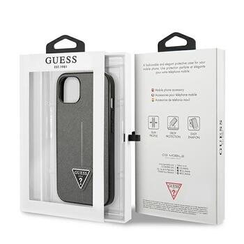 Guess GUHCP14MPSATLG Saffiano Triangle Logo Защитный чехол для iPhone 14 Plus/15 Plus 6.7
