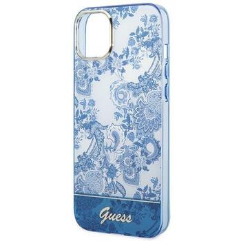 Guess GUHCP14MHGPLHB Porcelain Collection Защитный чехол для iPhone 14 Plus / 15 Plus 6.7