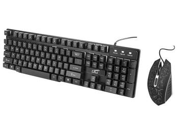 Lamex LXKM203 LTC 3in1 Spēļu datoru komplekts (pele, klaviatūra, paliktnis) (LXKM203)