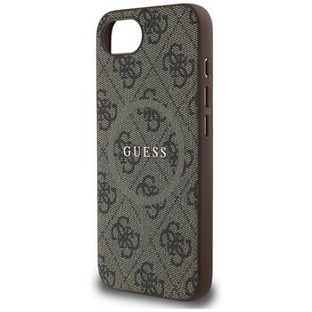 Guess PU Leather 4G Colored Ring MagSafe Case Чехол для Apple iPhone 16e (GUHMPSE4G4GFRW)