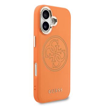 Guess PU Perforated 4G Logo MagSafe Case Aizsargapvalks priekš Apple iPhone 17 (GUHMP17S5PG4SRGO)