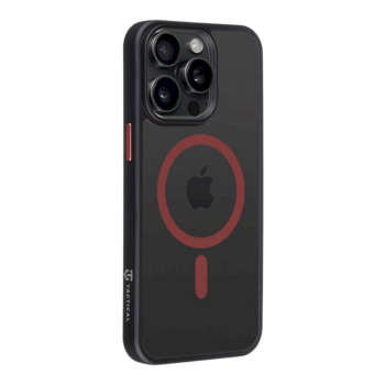 Tactical MagForce Hyperstealth 2.0 Защитный чехол для iPhone 15 Pro Max / чёрный/красный (TA-57983121103)