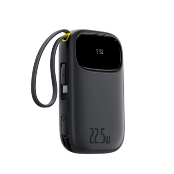 Baseus EnerFill FC31 Портативный аккумулятор 10000 mAh 22.5W USB-C + Lightning / чёрный (6932172691219)