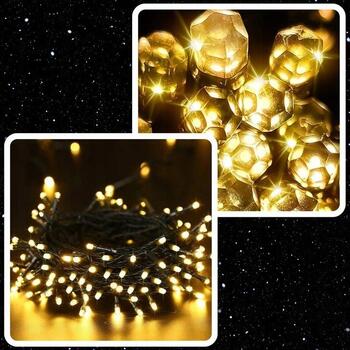Extralink EX.95542 Ziemassvētku eglītes virtene 100LED / 10.5m / Warm white (EX.95542)