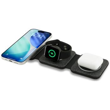 Guess wireless charger 3i-n-1 4G Беспроводное зарядное устройство / чёрный (GUFWC4GEMK)