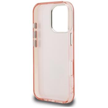 Karl Lagerfeld IML Aquarelle Choupette & Logo Защитный чехол для iPhone 16 Pro / розовый (KLHCP16LHMCHAQP)