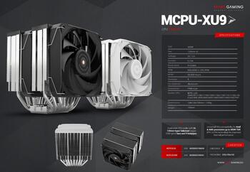 Mars Gaming MCPUXU9W CPU dzesētājs 400W TDP / 2x 120mm (MCPUXU9W)