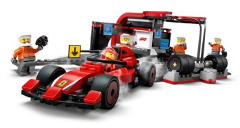 LEGO City 60443 F1 Pit Stop & Pit Crew with Ferrari Car Konstruktors (60443)