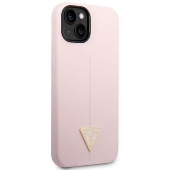 Guess GUHCP14MSLTGU Silicone Triangle Hardcase Защитный чехол для iPhone 14 Plus / 15 Plus 6.7