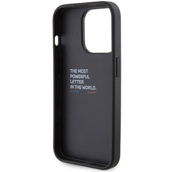 BMW Grip Hot Stamp Hardcase Защитный Чехол для Apple iPhone 15 Pro Max (BMHCP15X22GSLK)