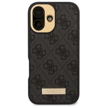 Guess GUHMP16SU4GPRK Hardcase 4G Logo Plate MagSafe Защитный чехол для iPhone 16 6.1