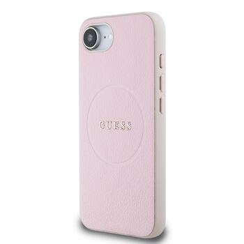 Guess PU Grained Classic Logo MagSafe Case Чехол для Apple iPhone 16e (GUHMPSE4PGHSMMP)