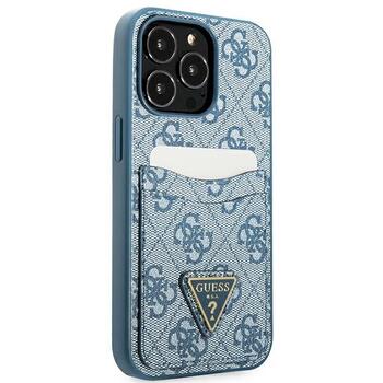 Guess GUHCP13LP4TPB Hardcase 4G Triangle Logo Cardslot Защитный чехол для iPhone 13 Pro / 13 6,1