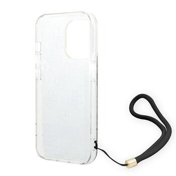 Guess GUOHCP14XH4STW Hardcase 4G Print Strap Защитный чехол для iPhone 14 Pro Max 6,7