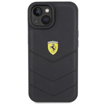 Ferrari Quilted Metal Logo Back Case Защитный Чехол для Apple iPhone 15 (FEHCP15SRDUK)