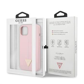 Guess GUHCP13SSLTGU Silicone Triangle Hardcase Защитный чехол для iPhone 13 mini 5,4