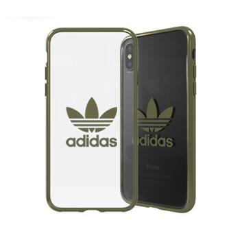 Adidas OR Clear Case Оригинальный Чехол - Бампер для Apple iPhone X / XS Зеленый (AD-OR-CC-IPHXS-GR)