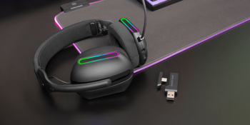 Mars Gaming MHWPRO Беспроводная игровая гарнитура 7.1 / Bluetooth 5.3 + 2.4GHz / Multiplatform (MHWPRO)