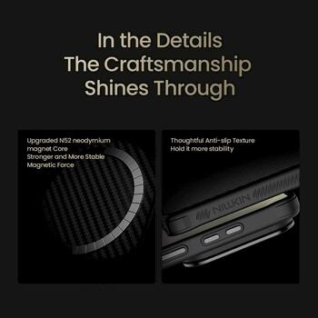 Nillkin CarboProp Aramid Magnetic Case Защитный чехол для Samsung Galaxy S26 Ultra / чёрный (57983129404)