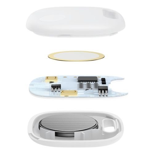 Baseus FMTP000002 Home Intelligent T2 Pro Keychain Wireless Key and Other Object Finder Bezvadu atslēgu un citu priekšmetu meklētājs BT 5.0 (FMTP000002)