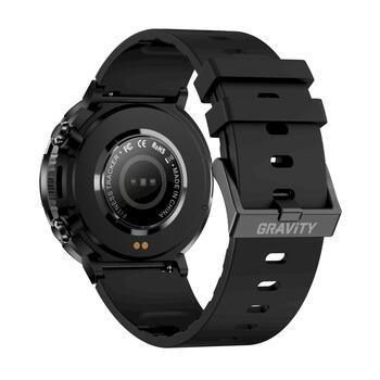 Smartwatch Gravity GT21-3 Смарт-часы с силиконовым ремешком / чёрный (GT21-3)
