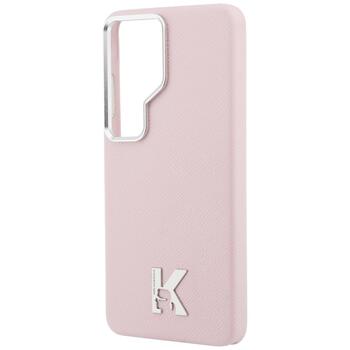 Case Karl Lagerfeld K Metal Logo MagSafe Защитный чехол для Samsung Galaxy S26 Ultra / розовый (KLHMS26L5PGFKHGP)