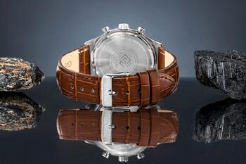 Giewont Chronograph Sapphire Наручные часы мужские GW6310-A5 / коричнево-синий (GW6310-A5)