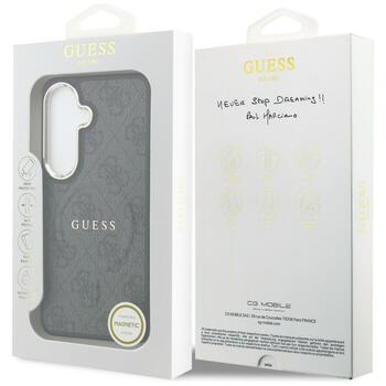 Guess 4G Embossed Ring MagSafe Case Защитный чехол для Samsung Galaxy S26 Plus / чёрный (GUHMS26MP4MSEGCK)