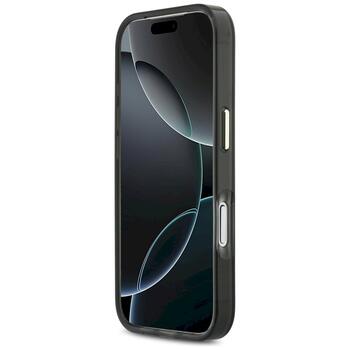 Case Guess IML Script Metal MagSafe Защитный чехол для iPhone 17 Pro / чёрный (GUHMP17L5HTCSMSK)