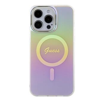 Guess IML Iridescent MagSafe Back Case Защитный Чехол для Apple iPhone 15 Pro Max (GUHMP15XHITSP)