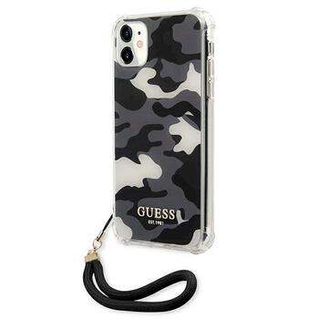 Guess GUHCN61KSARBK Camo Collection Aizsargapvalks priekš iPhone 11 6,1