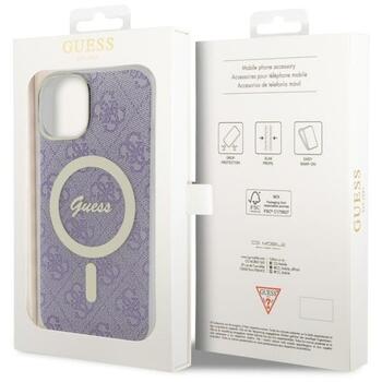 Guess GUHMP14SH4STU Hardcase 4G MagSafe Aizsargapvalks priekš iPhone 14 / 15 / 13 6.1