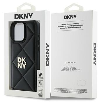 DKNY Quilted Stack Logo Защитный Чехол для Apple iPhone 16 Pro Max (DKHCP16XPQDSLK)