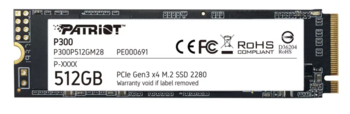 Patriot P300P512GM28 SSD диск 512GB (P300P512GM28)