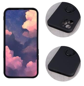 Mocco Finger Ring Grip Back Case Защитный Чехол для Apple iPhone 16 Pro Max (MO-FR-IP-16PRMAX-BK)