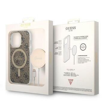 Guess Set GUBPP14LH4EACSW Защитный чехол и зарядное устройство для iPhone 14 Pro 6,1