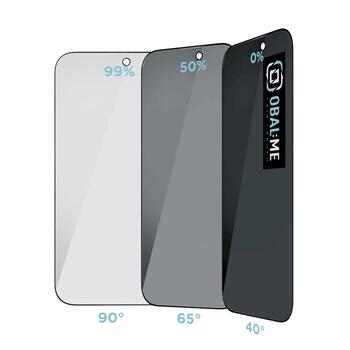OBAL:ME Privacy 5D Glass Screen Protector Защитное стекло для Apple iPhone 17/17 Pro / чёрный (57983127171)
