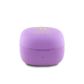 Guess 4G Logo Mini TWS Беспроводные наушники / фиолетовый (GUTWSJ144ESL)