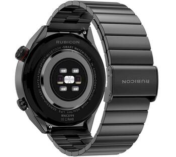 Rubicon RNCE99 Смарт-часы Black Metal + Silicon / чёрный (SMARUB194)