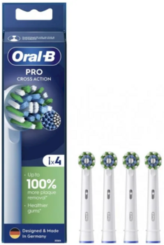 Oral-B EB50RX CrossAction Elektriskās birstes uzgaļi 4gab. (EB50RX-4pcs.)