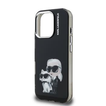 Karl Lagerfeld IML Aquarelle Karl and Choupette Case Чехол для Apple iPhone 16 Pro Max (KLHCP16XHMKCAQK)