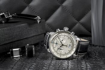 Zeppelin 7690‑1 “100 Jahre Zeppelin” Chronograph Vīriešu Pulkstenis (4041338769012)