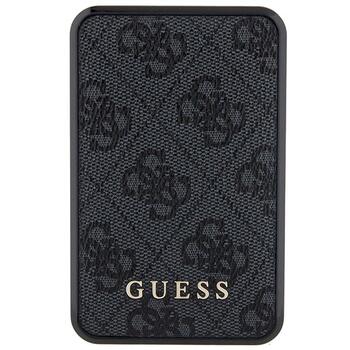 Guess Powerbank 18W GUPB10DP4GEGK 10000mAh 4G Leather Metal Logo Зарядная батарея / чёрный (GUPB10DP4GEGK)