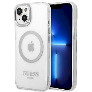 Guess GUHMP14MHTRMS Metal Outline Magsafe Защитный чехол для iPhone 14 Plus / 15 Plus 6.7