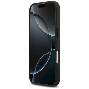 Guess 4G Circle Classic Logo MagSafe Case Защитный чехол для iPhone 17 / чёрный (GUHMP17SP4PGRSGK)