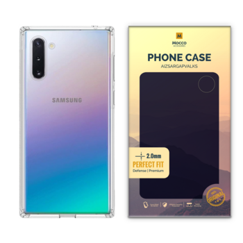 Mocco Original Clear Case 2mm Silikona Apvalks Priekš Samsung N970 Galaxy Note 10 / Note 10 5G Caurspīdīgs (EU Blister) (PC15723)