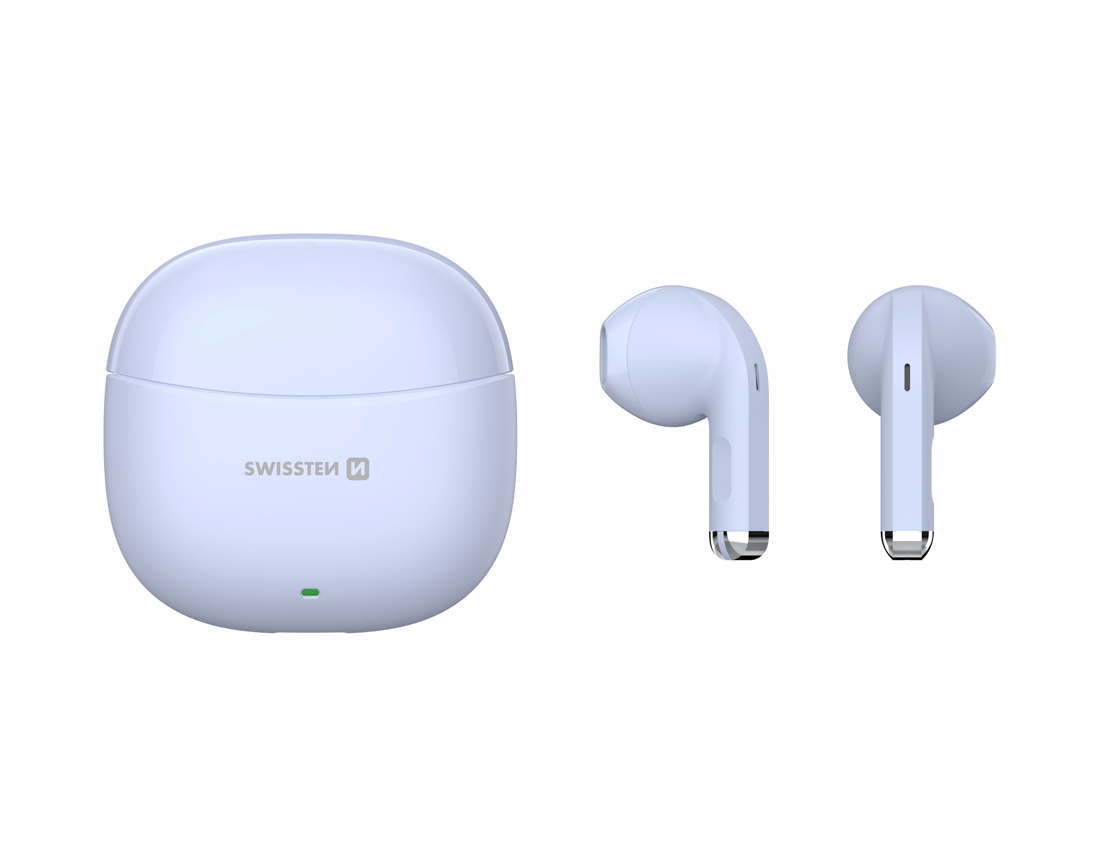 Swissten TWS Mini TUNE Bluetooth Стерео Гарнитура с Микрофоном Синяя (51107098)