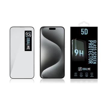 OBAL:ME 5D Glass Screen Protector Защитное стекло для Apple iPhone 15 Pro Max / чёрный (57983118466)