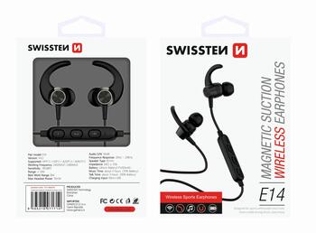 Swissten Active Wireless Bluetooth Bezvadu Sporta Austiņas (SW-AC-SPHS-BK)