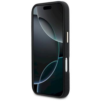 Case Guess FW Resin Logo Защитный чехол для iPhone 17 Pro / чёрный (GUHCP17L5PS4RGGK)